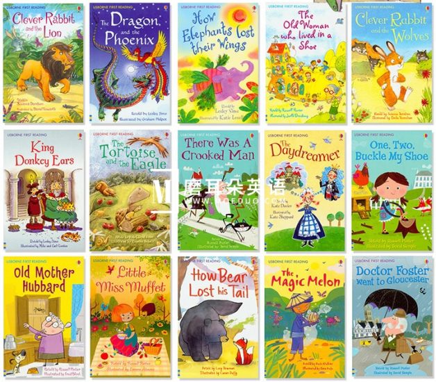 Usborne分级读物《My First Reading Library我的第一个图书馆》50册绘本+音频+练习册，百度网盘下载！ - 磨耳朵英语