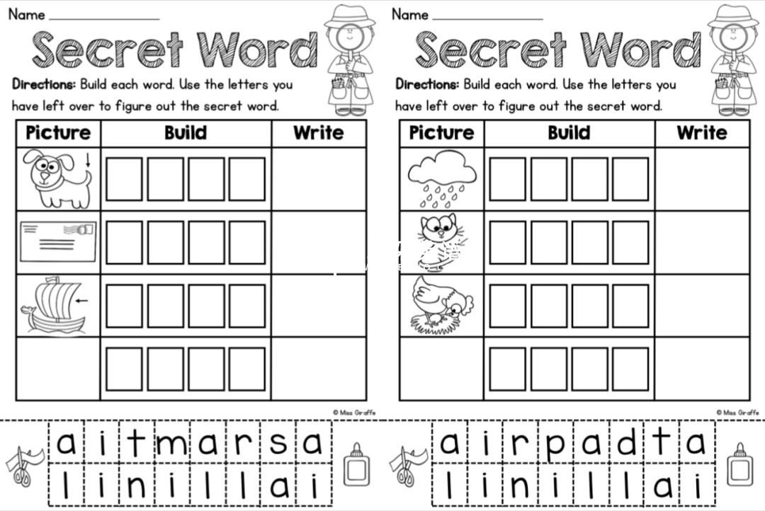 Phonics No Prep Massive MEGA Bundle 自然拼读练习册 图片12 Phonics No Prep Massive MEGA Bundle 自然拼读练习册 图片11