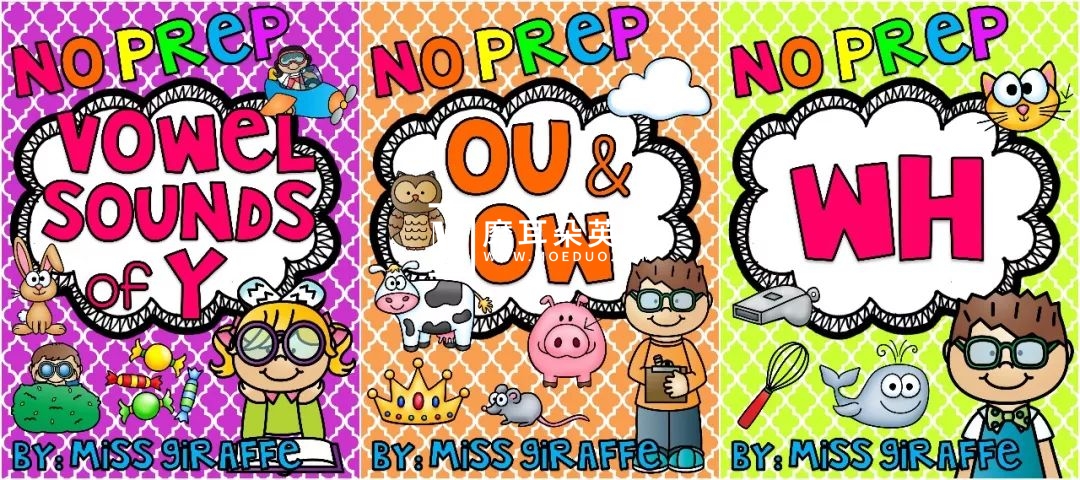 Phonics No Prep Massive MEGA Bundle 自然拼读练习册 图片2 Phonics No Prep Massive MEGA Bundle 自然拼读练习册 图片1