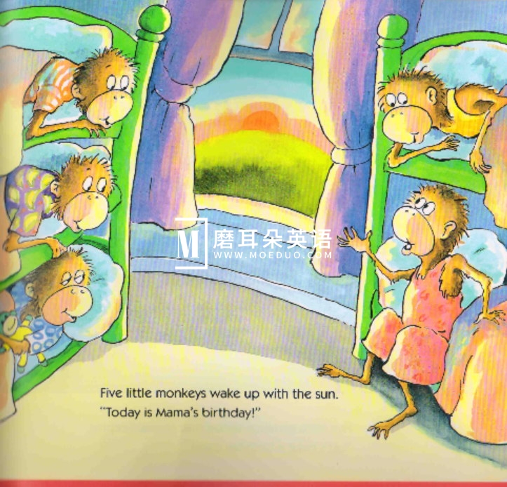 Five Little Monkeys 五只小猴子 图片6 Five Little Monkeys 五只小猴子 图片5
