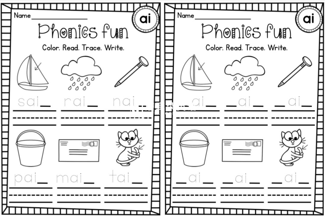 Phonics No Prep Massive MEGA Bundle 自然拼读练习册 图片18 Phonics No Prep Massive MEGA Bundle 自然拼读练习册 图片17