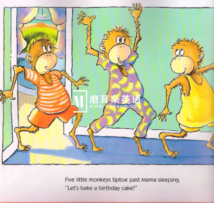 Five Little Monkeys 五只小猴子 图片8 Five Little Monkeys 五只小猴子 图片7