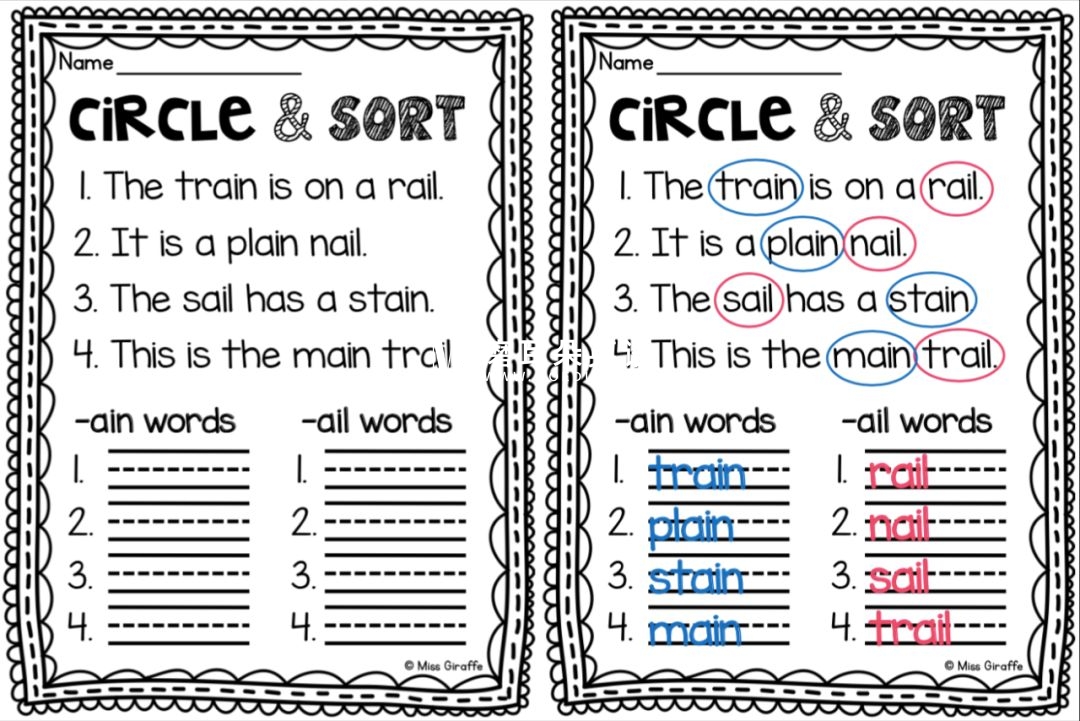 Phonics No Prep Massive MEGA Bundle 自然拼读练习册 图片6 Phonics No Prep Massive MEGA Bundle 自然拼读练习册 图片5