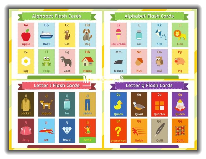 43大主题英语彩色单词卡PDF，助孩子轻松掌握1600+词汇，百度网盘下载！ - 磨耳朵英语