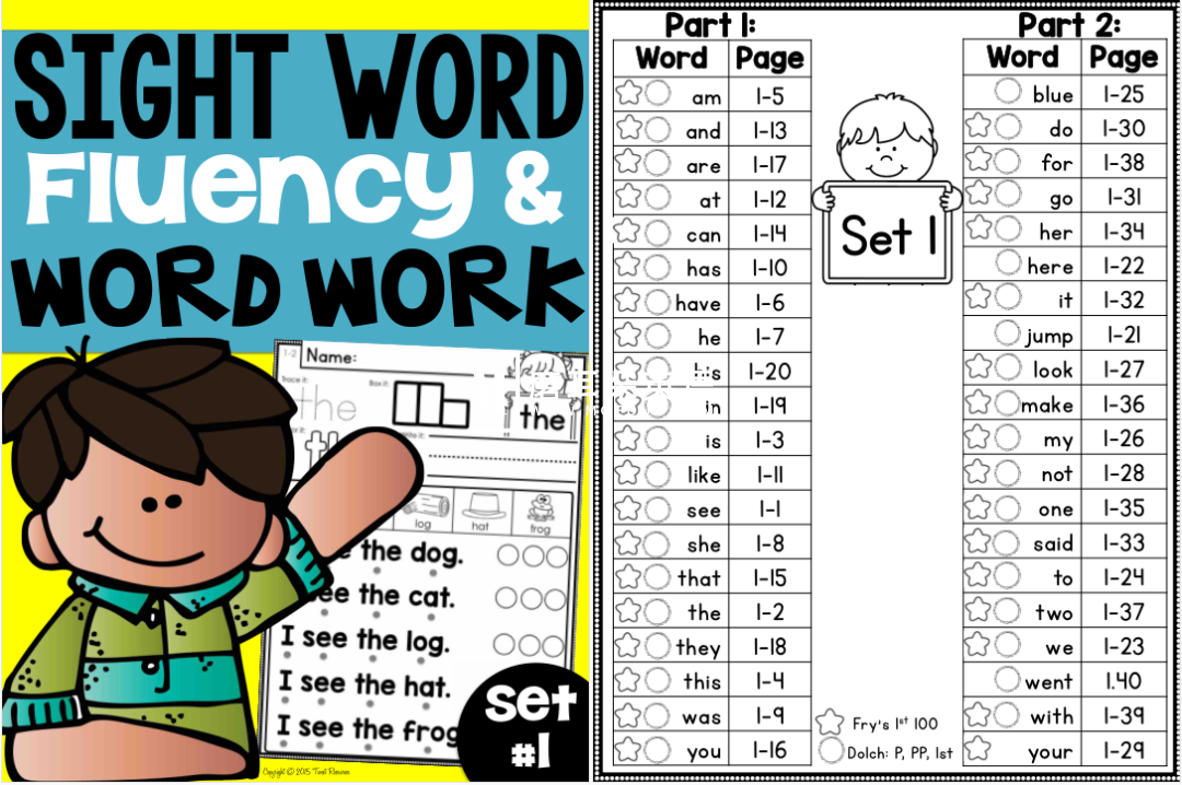 Sight Word Fluency and Word Work 图片2 Sight Word Fluency and Word Work 图片1