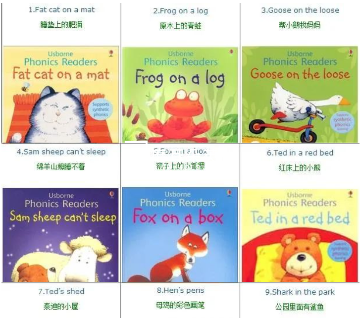 Usborne 斯伯恩自然拼读 图片6 Usborne 斯伯恩自然拼读 图片5