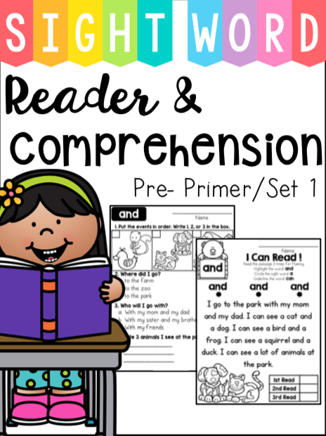Sight Word Read Comprehension 图片6 Sight Word Read Comprehension 图片5