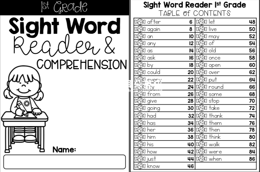 Sight Word Read Comprehension 图片18 Sight Word Read Comprehension 图片17