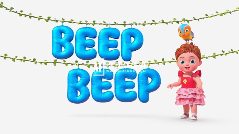 Youtube英文启蒙儿歌动画《Beep Beep》全120集，1080P高清视频带英文字幕，带配套音频MP3，百度网盘下载！ - 磨耳朵英语